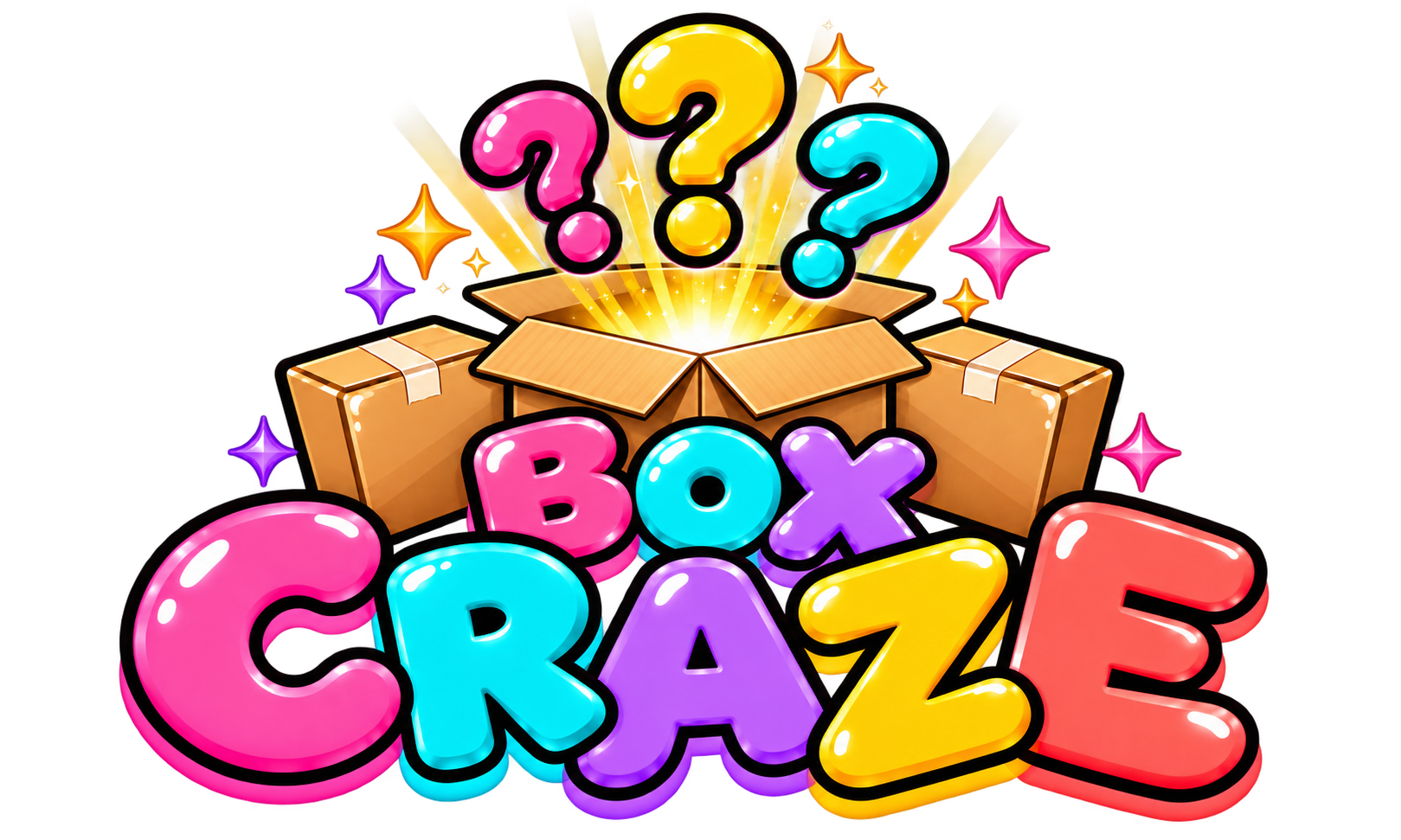 Box Craze — full box and word logo